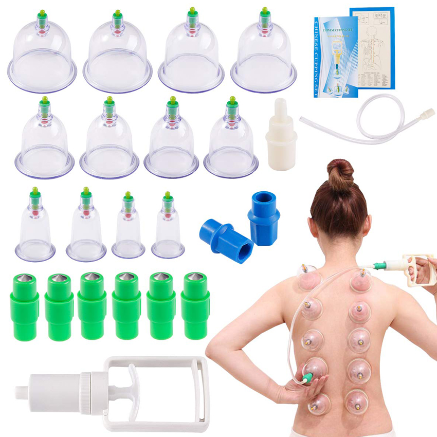 12pcs Traditional Ventosa Pull Out Vacuum Apparatus Dropify
