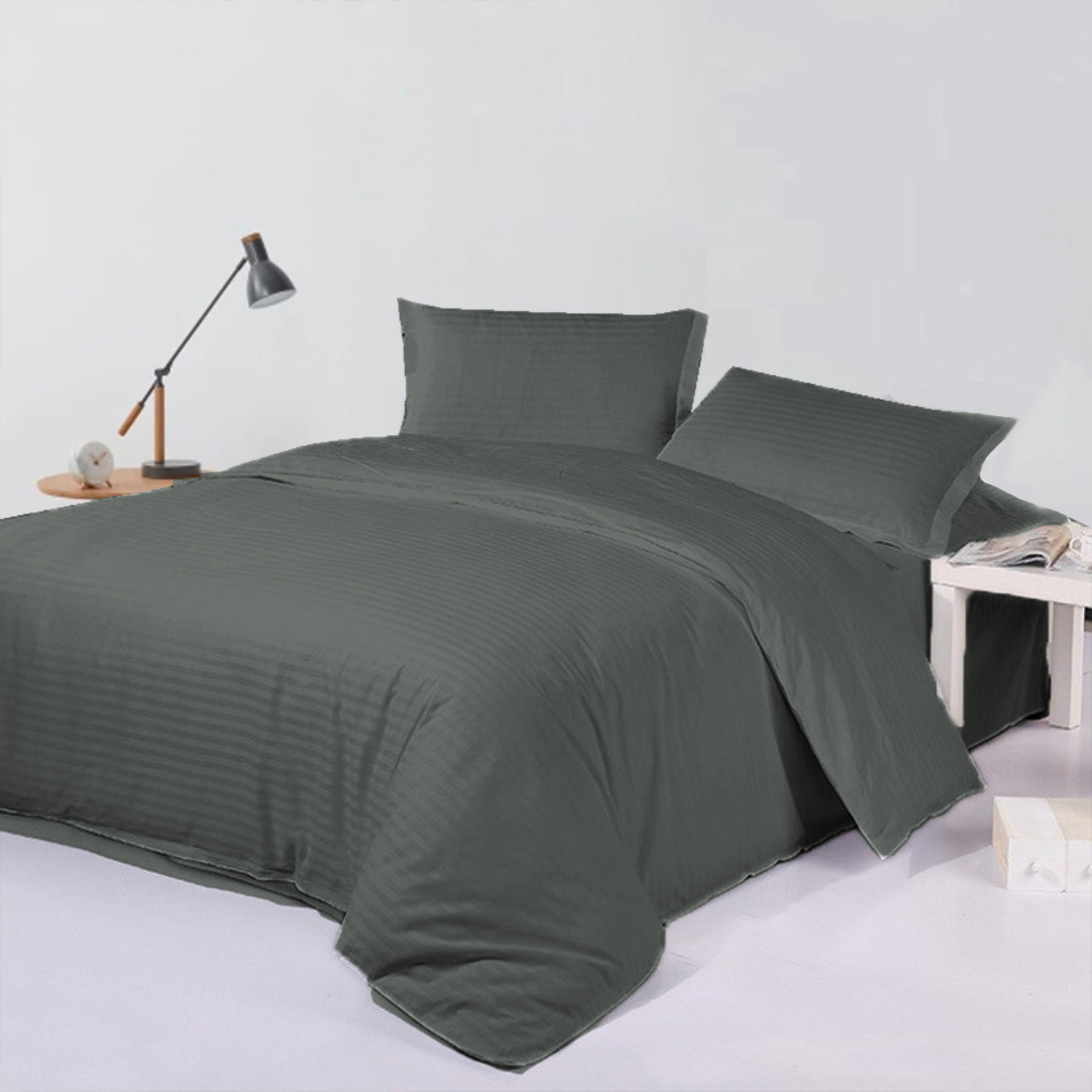 Premium Stripes Hotel Quality 3 in 1 Bed sheet Collection Bed Sheet (2