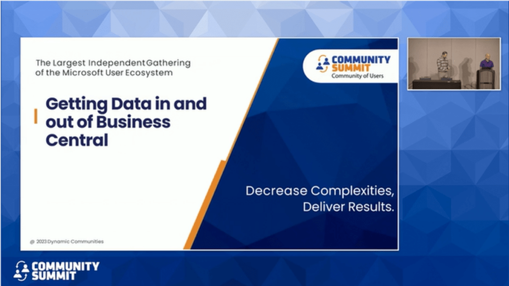 Getting Data in and out of Business Central Dynamics Communities