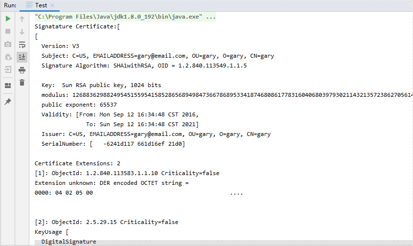 Java Get Digital Signatures in Excel in Java