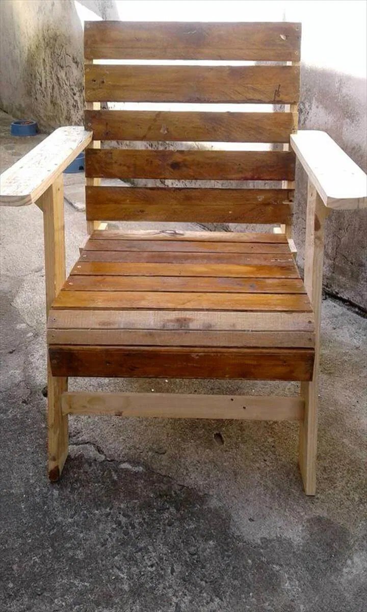 DIY Pallet Chair Easy Pallet Ideas