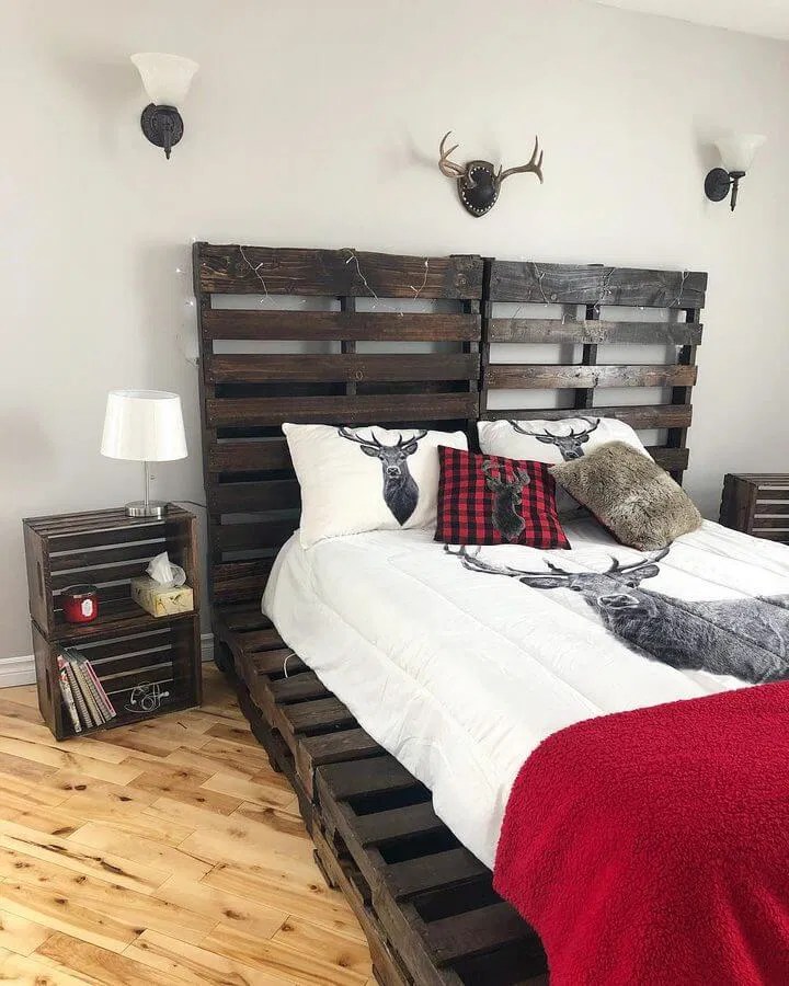 100 DIY Recycled Pallet Bed Frame Designs Easy Pallet Ideas