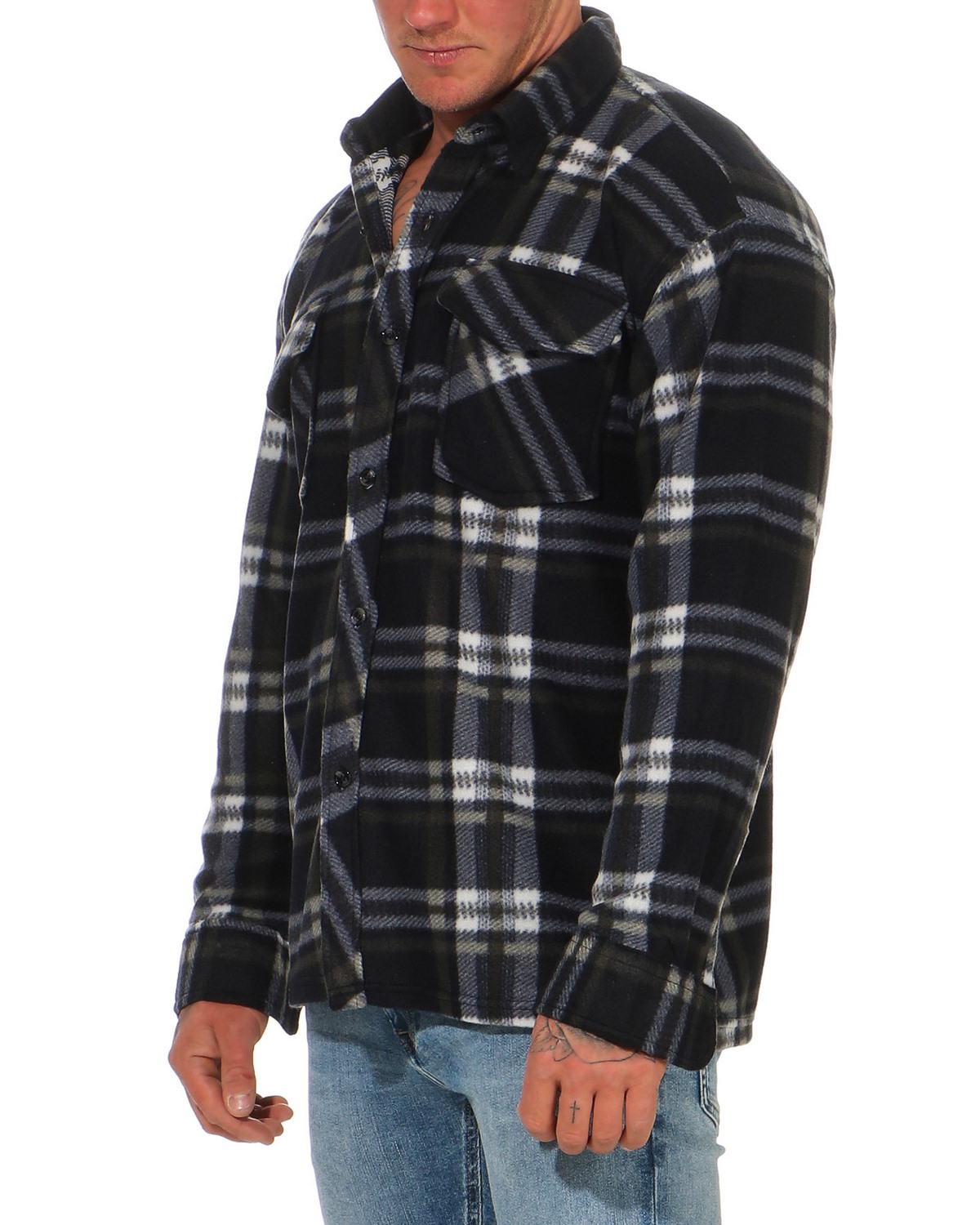 Herren Thermohemd Karo Holzfällerjacke Arbeitsjacke Flanelljacke Kariert warm eBay