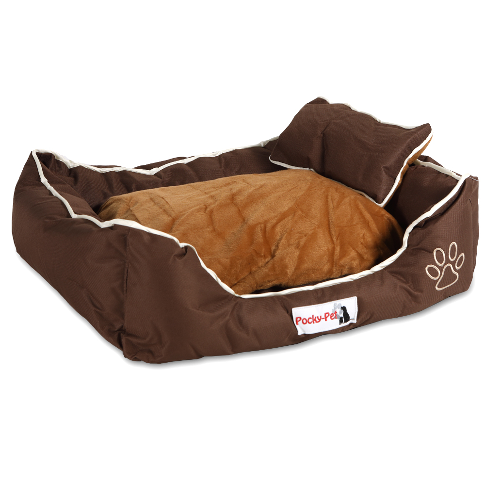 Hundebett coffee brown Hundekissen SML Tierbett