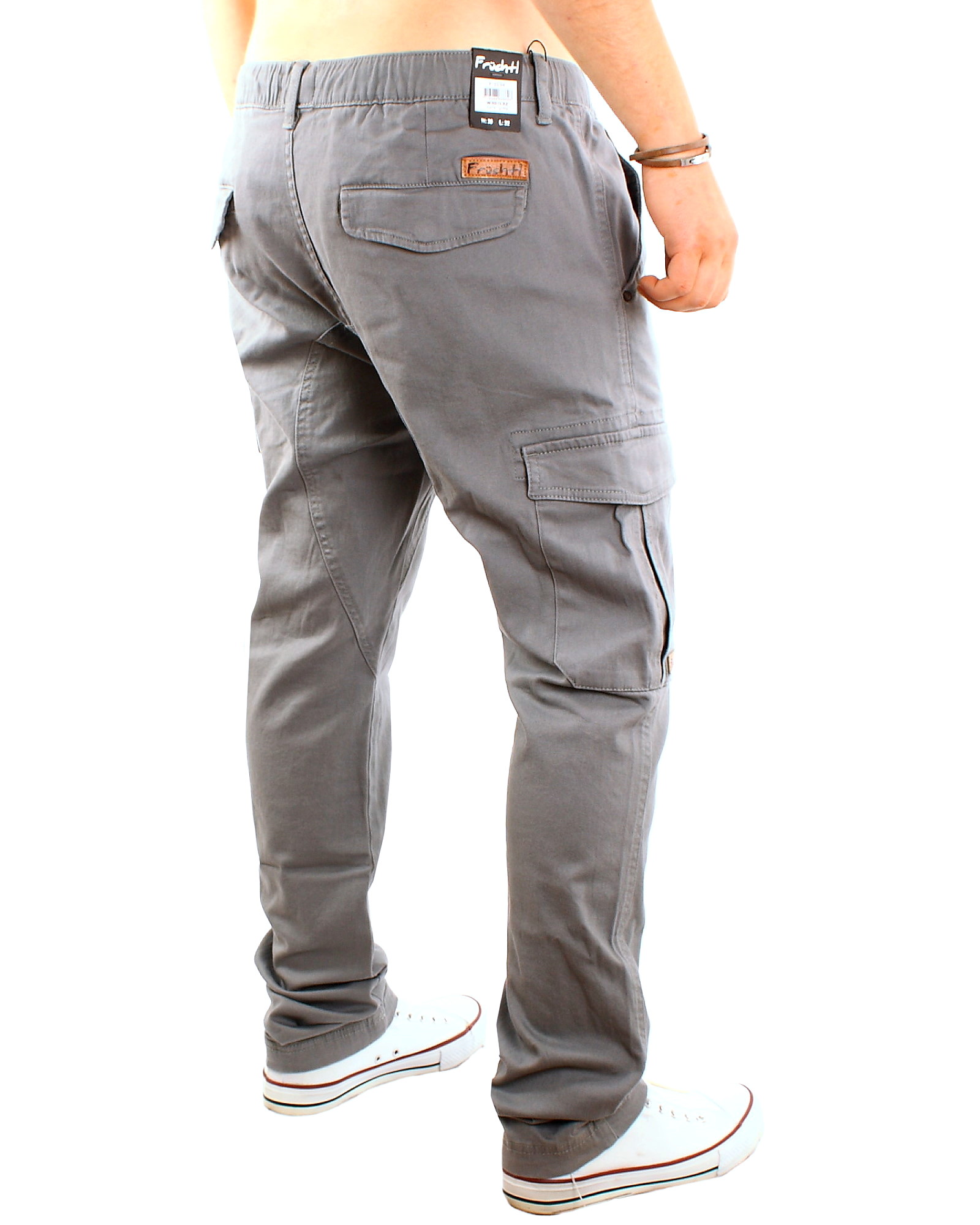 Früchtl Herren Cargo Chino Hose Jogger Jeans Cargohose Jogginghose