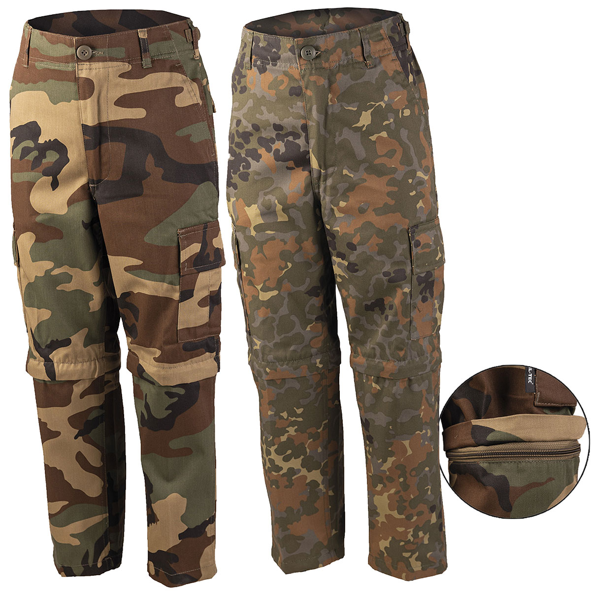 US Kinder ZipOff Hose tarn camo Outdoor Tarnhose Kids Army Kombi Hose Shorts eBay