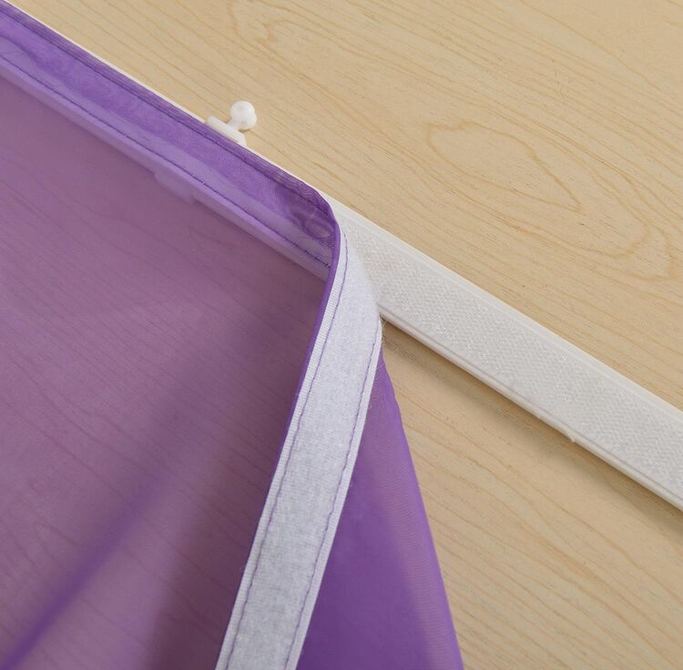 Schiebepanel 2er Pack Uni mit Klettband incl. Maße (BxH