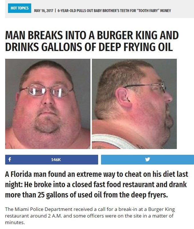 28 Florida Men who Met Their Destiny in the Headlines Wtf Gallery