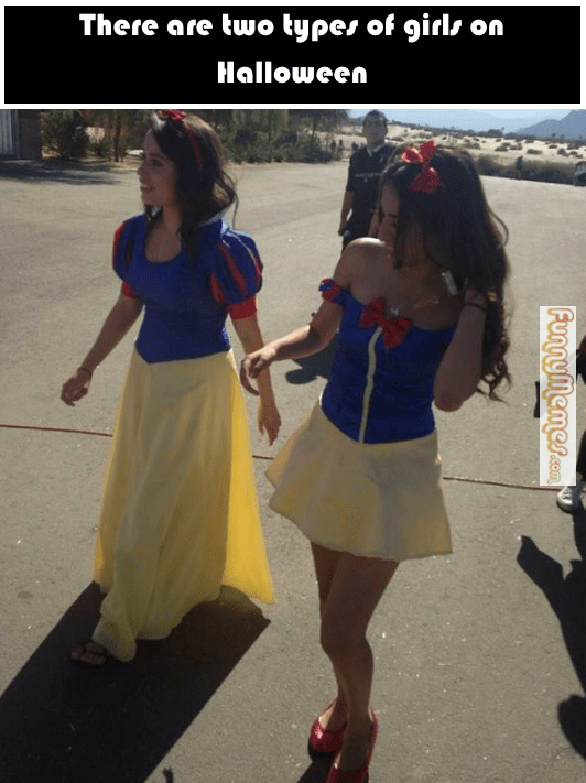 The Two Types of Girl Costumes We See Every Halloween Funny Gallery