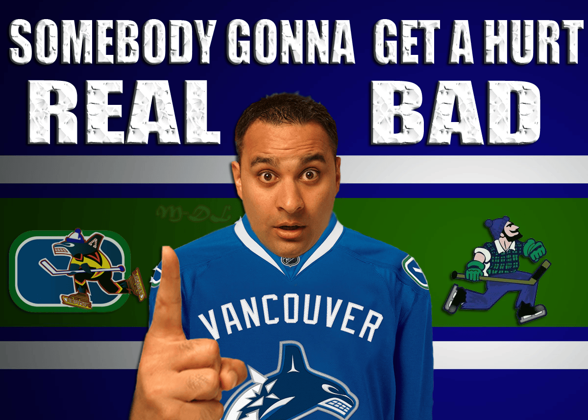 Russell Peters Vancouver Canucks Fan Picture eBaum's World