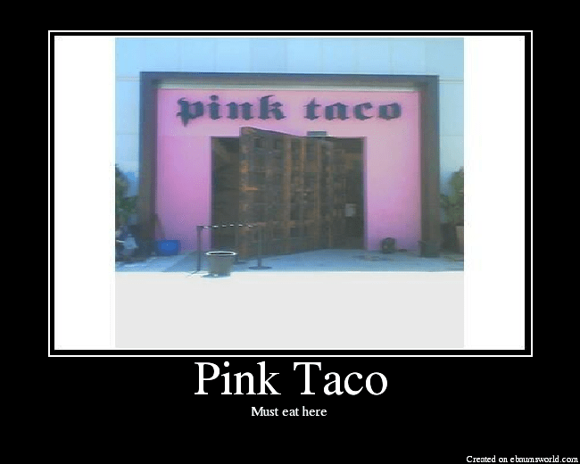 Pink Taco Picture eBaum's World