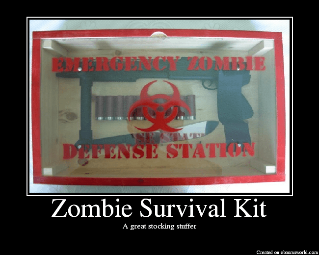 Zombie Survival Kit Picture eBaum's World