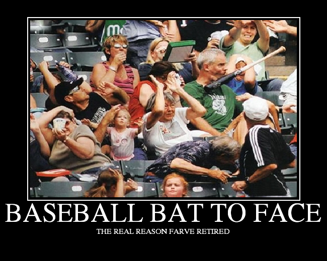 BASEBALL BAT TO FACE Picture eBaum's World