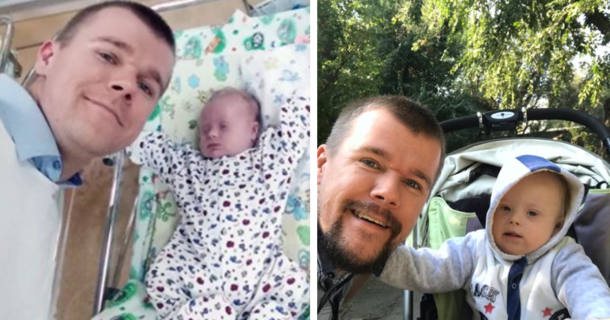 Dad raises son with Down syndrome by himself after mom