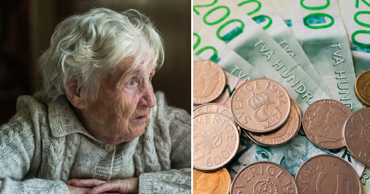 Nya siffrorna Så många äldre riskerar fattigdom i Sverige