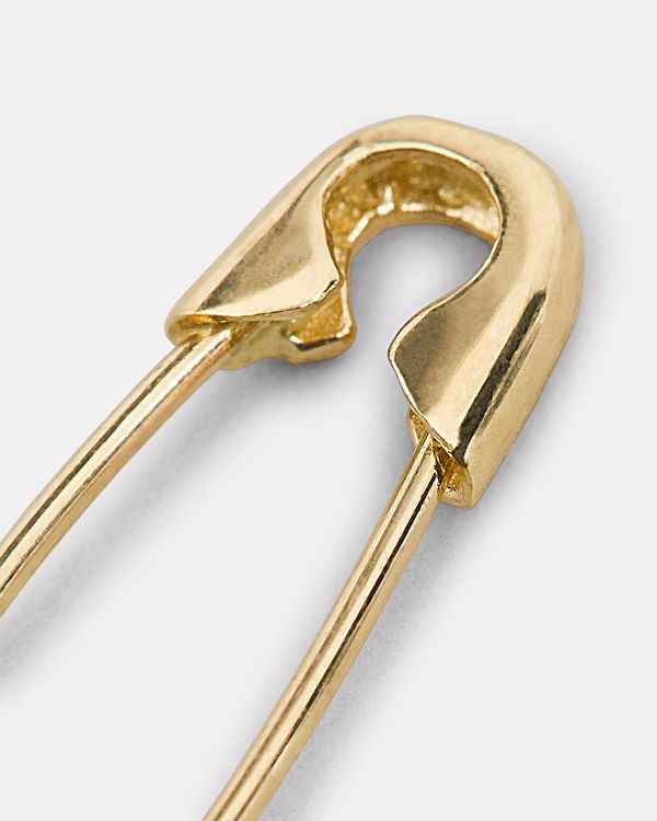 Safety Pin Single Earring, Gold eCosmetics All Major Brands Fast