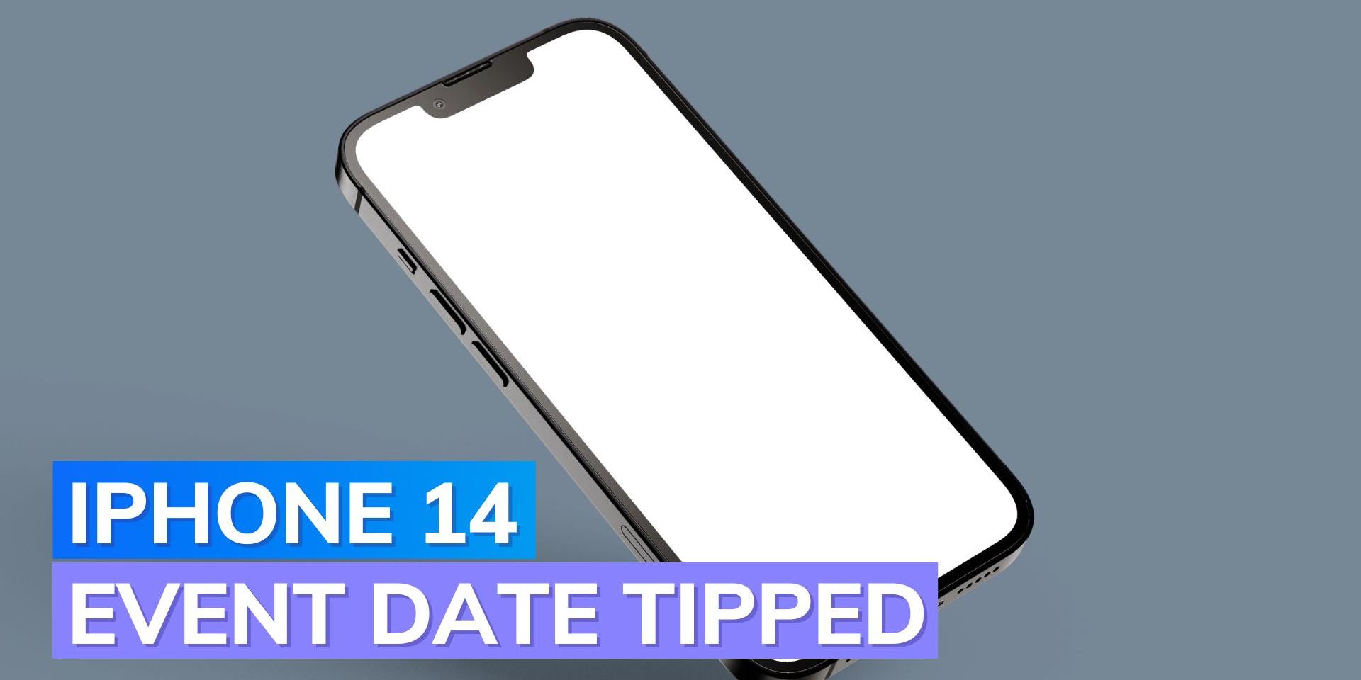 iPhone 14 launch event date tipped Editorji