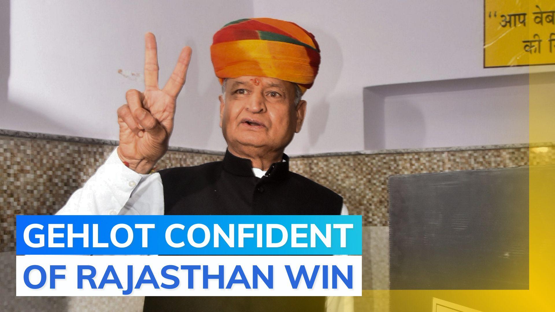 Rajasthan polls Chief Minister Ashok Gehlot, family cast their votes