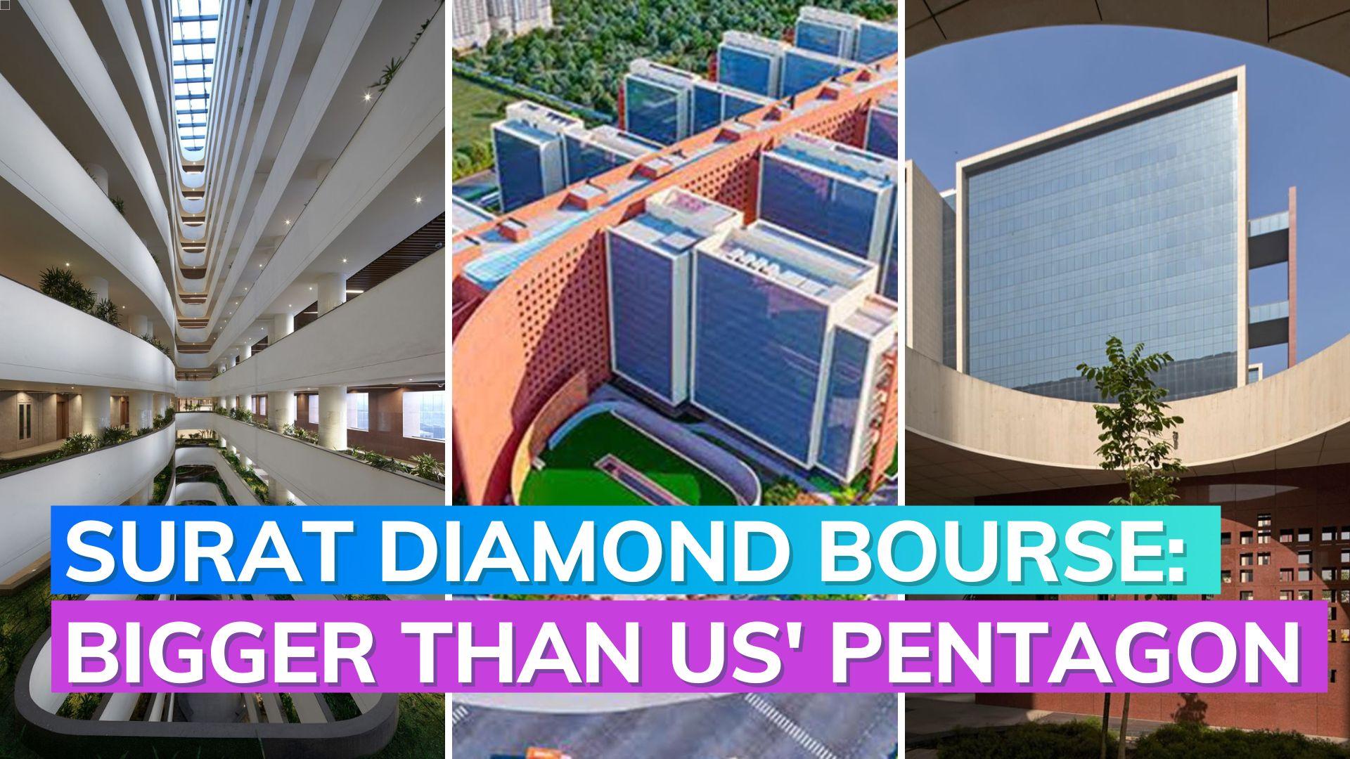 Surat diamond bourse office surpasses US‘s Pentagon to world’s