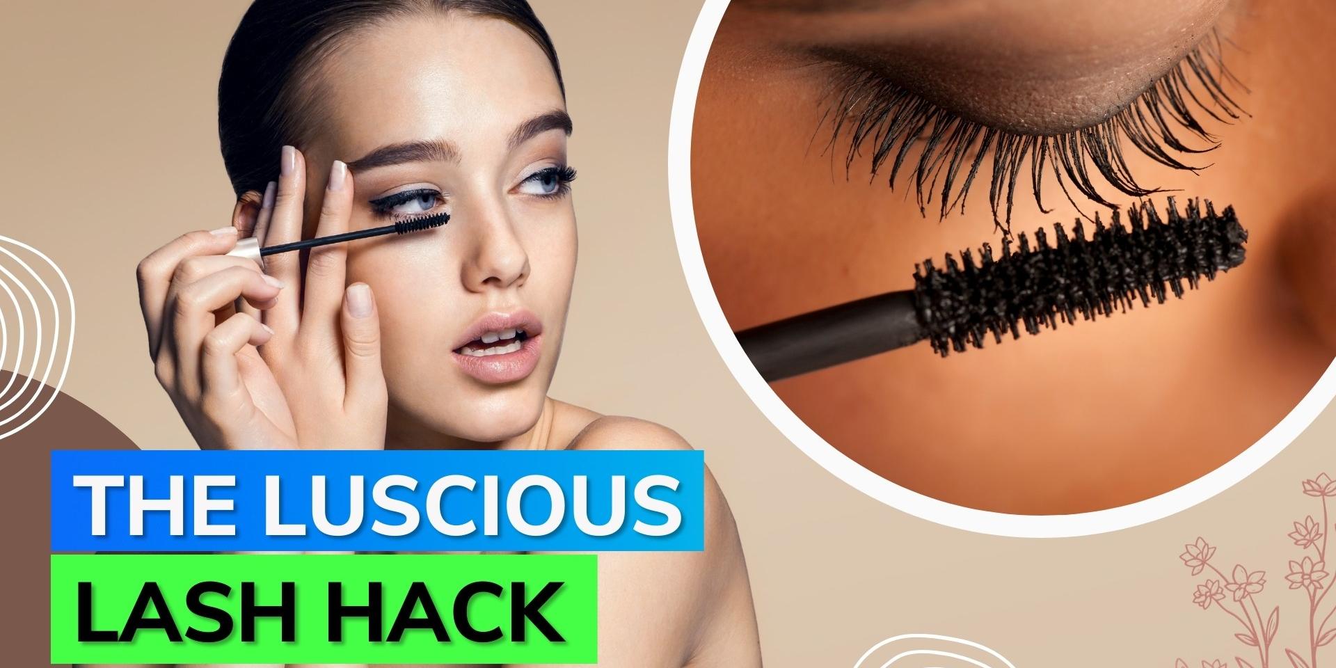 Mascara hack 101 This mascara hack will give you long, luscious lashes in no time! Editorji