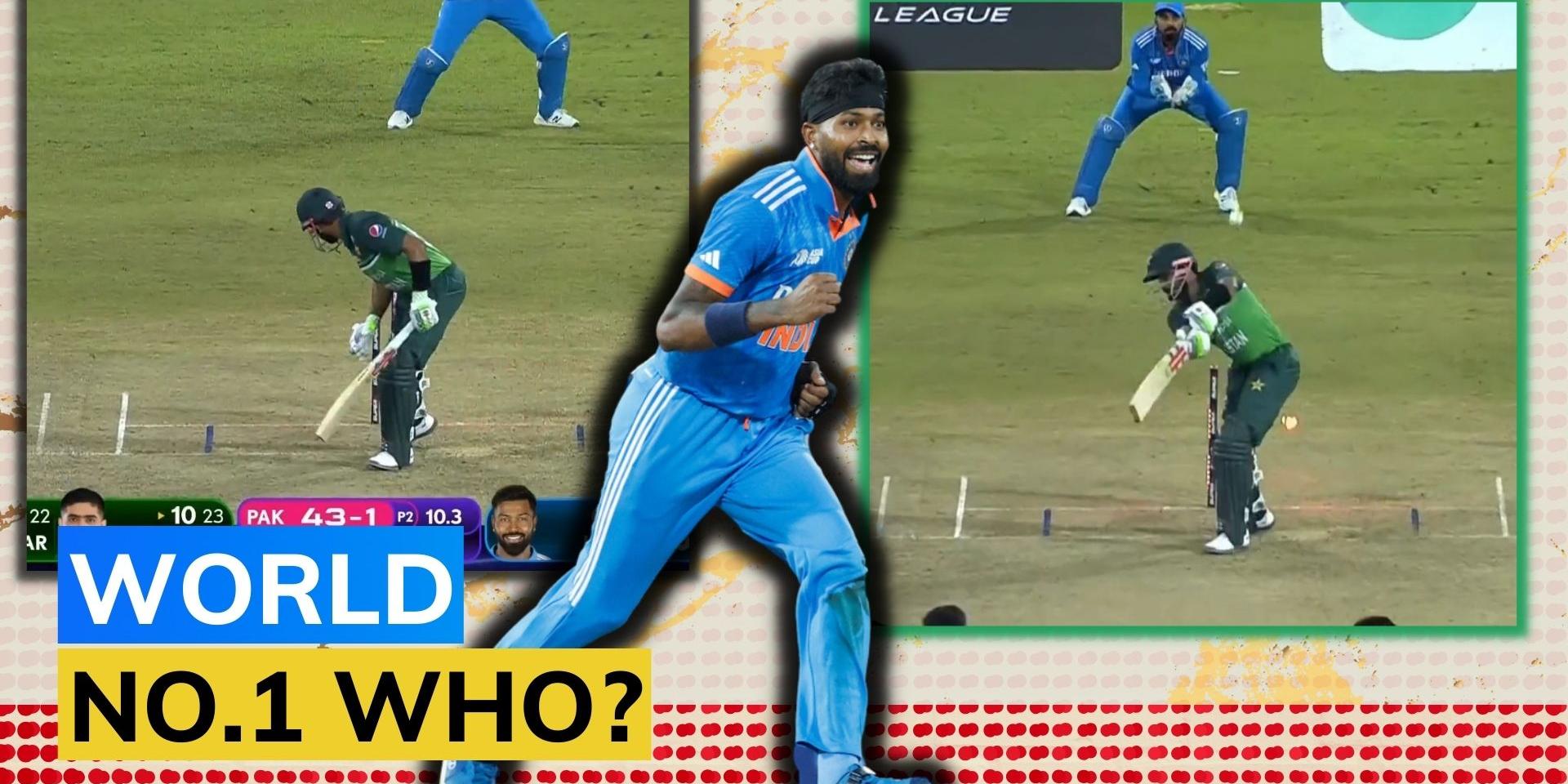 Watch! Hardik Pandya cleans up Babar Azam with a dream delivery Editorji