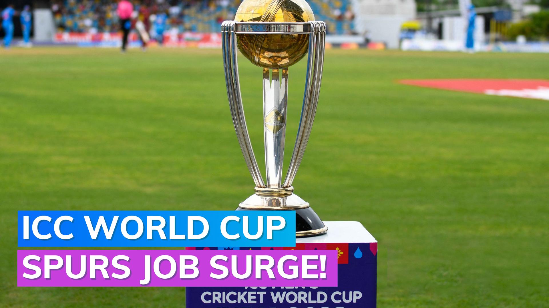 Hiring frenzy ICC Men‘s Cricket World Cup 2023 boosts India’s job