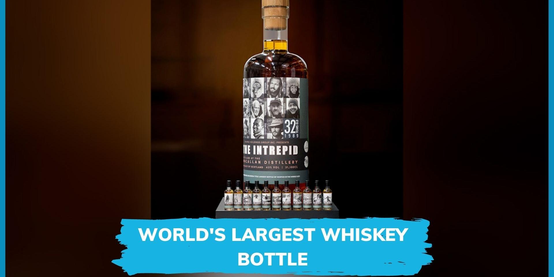 World‘s largest bottle of whiskey sells for 1.1 million British pound