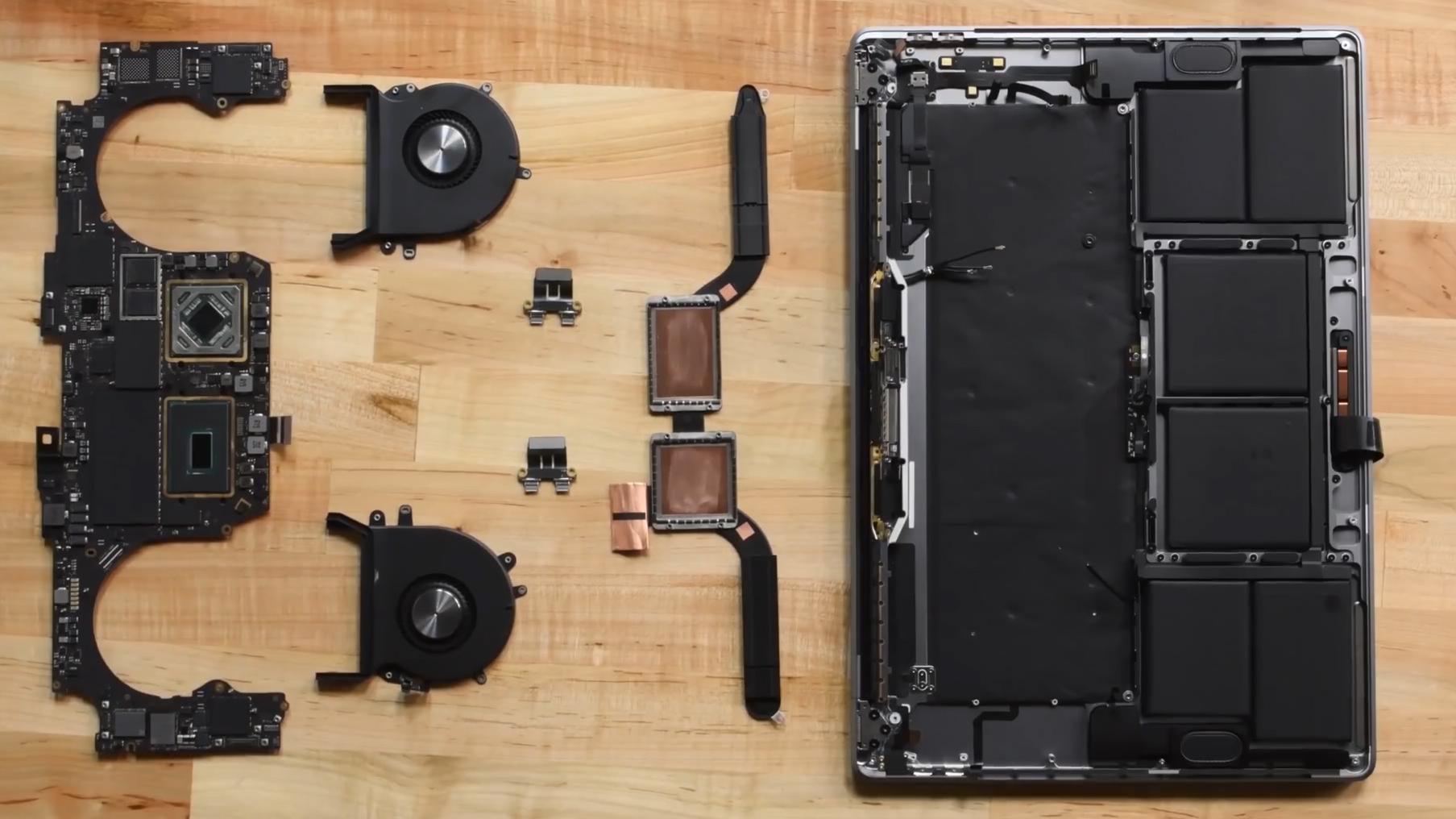 iFixit’s MacBook Pro 16inch teardown reveals the old Magic Keyboard