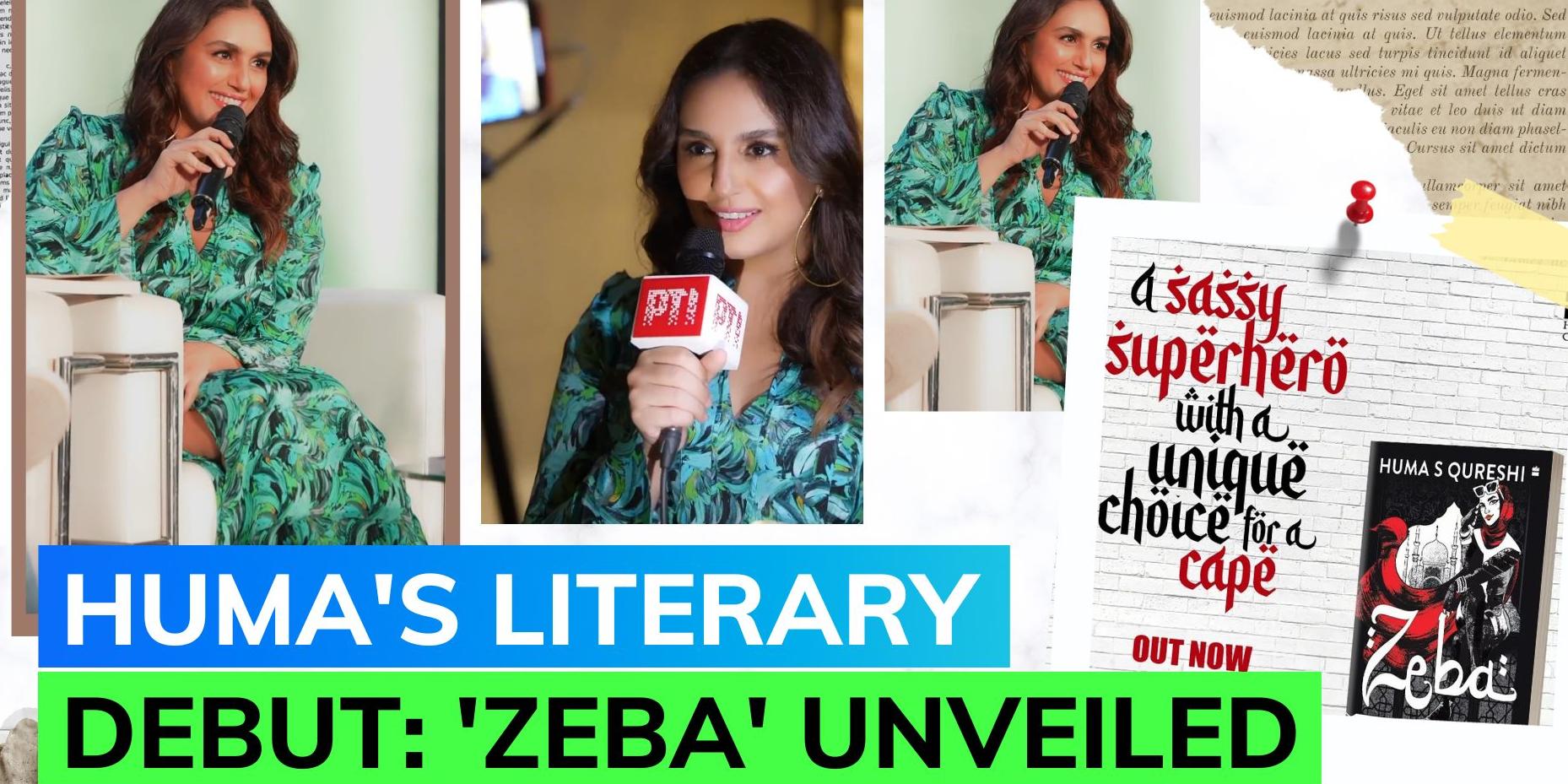 Actor Huma Qureshi unveils debut novel ‘Zeba An Accidental Superhero’; know more about the book