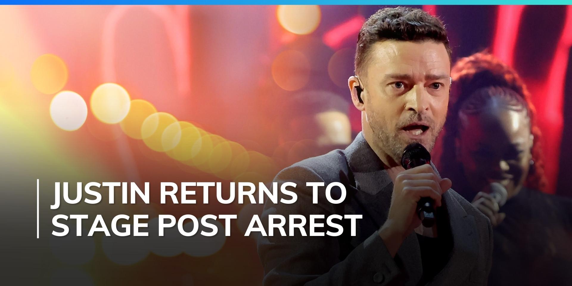 Justin Timberlake holds first concert in Chicago after arrest, thanks