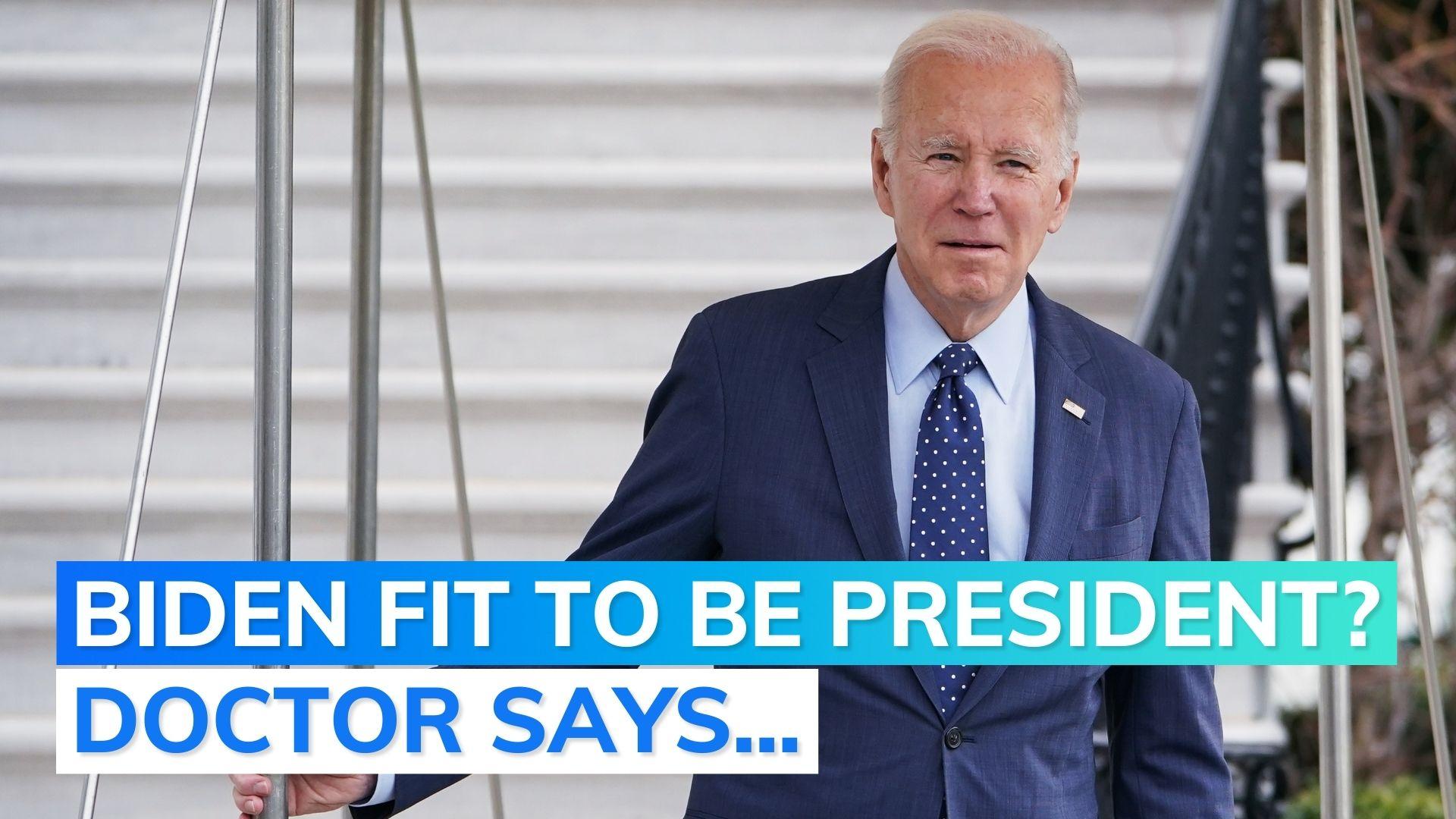 Is 80yrold Joe Biden physically fit to be US President? Results of