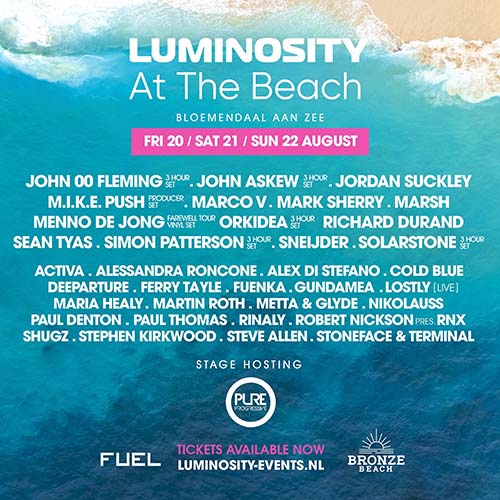 luminosity beach festival 2023 tracklist Judge Jules live Luminosity Beach Festival 2017