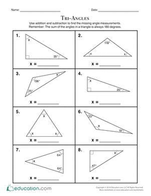 Calculating Angles Worksheet - Angles Straight Line Worksheet A The