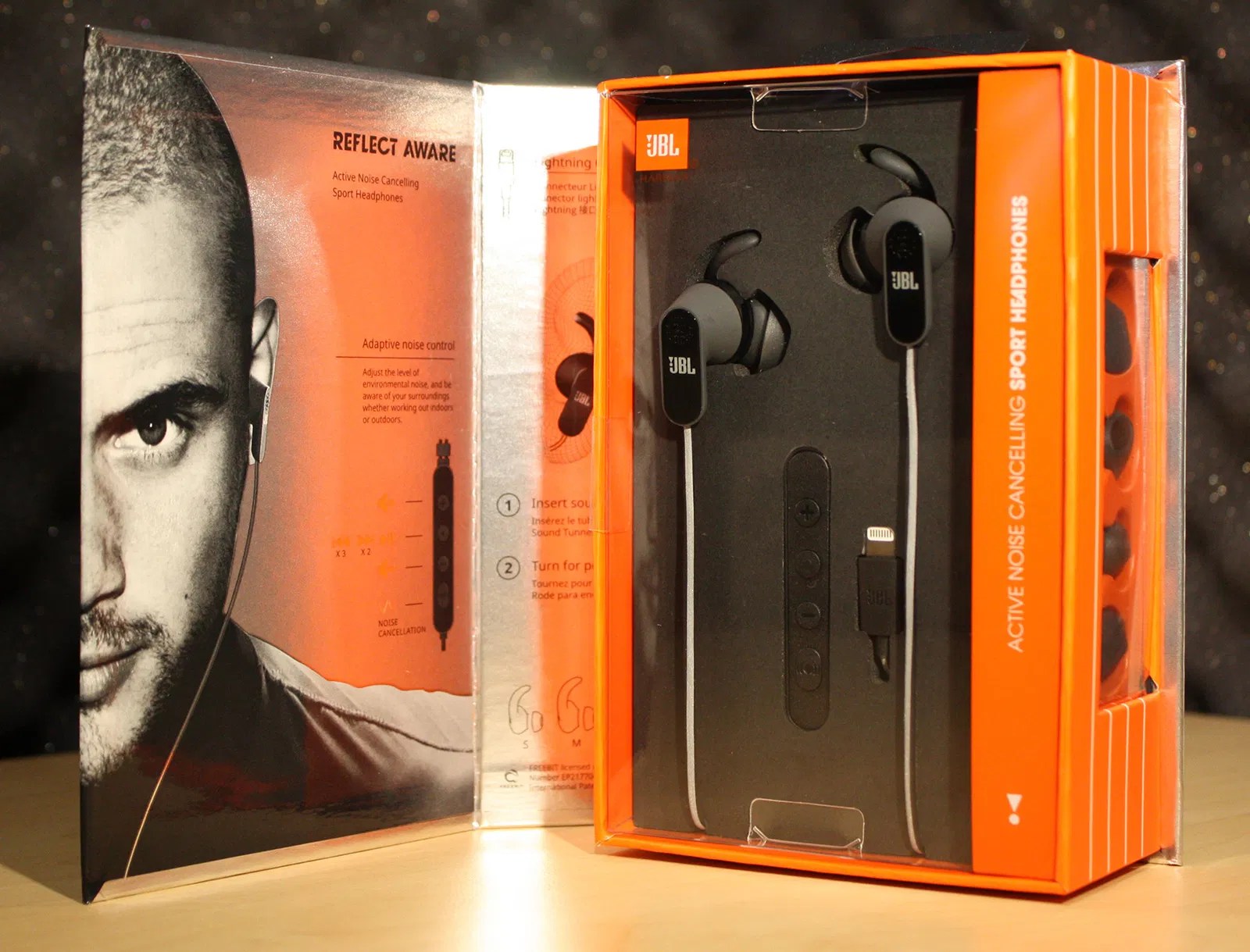 JBL Reflect Aware Lightning adaptor headphones ready for the iPhone 7