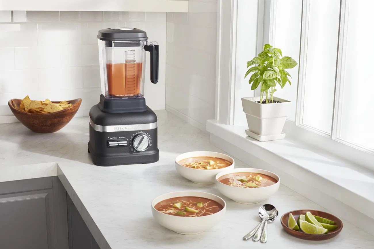 A man's blender KitchenAid Pro Line for your soups, shakes and