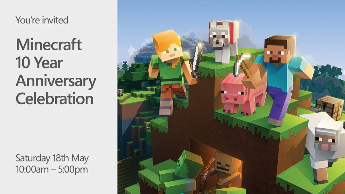 Celebrate 10 years of Minecraft at the Microsoft Store Sydney » EFTM