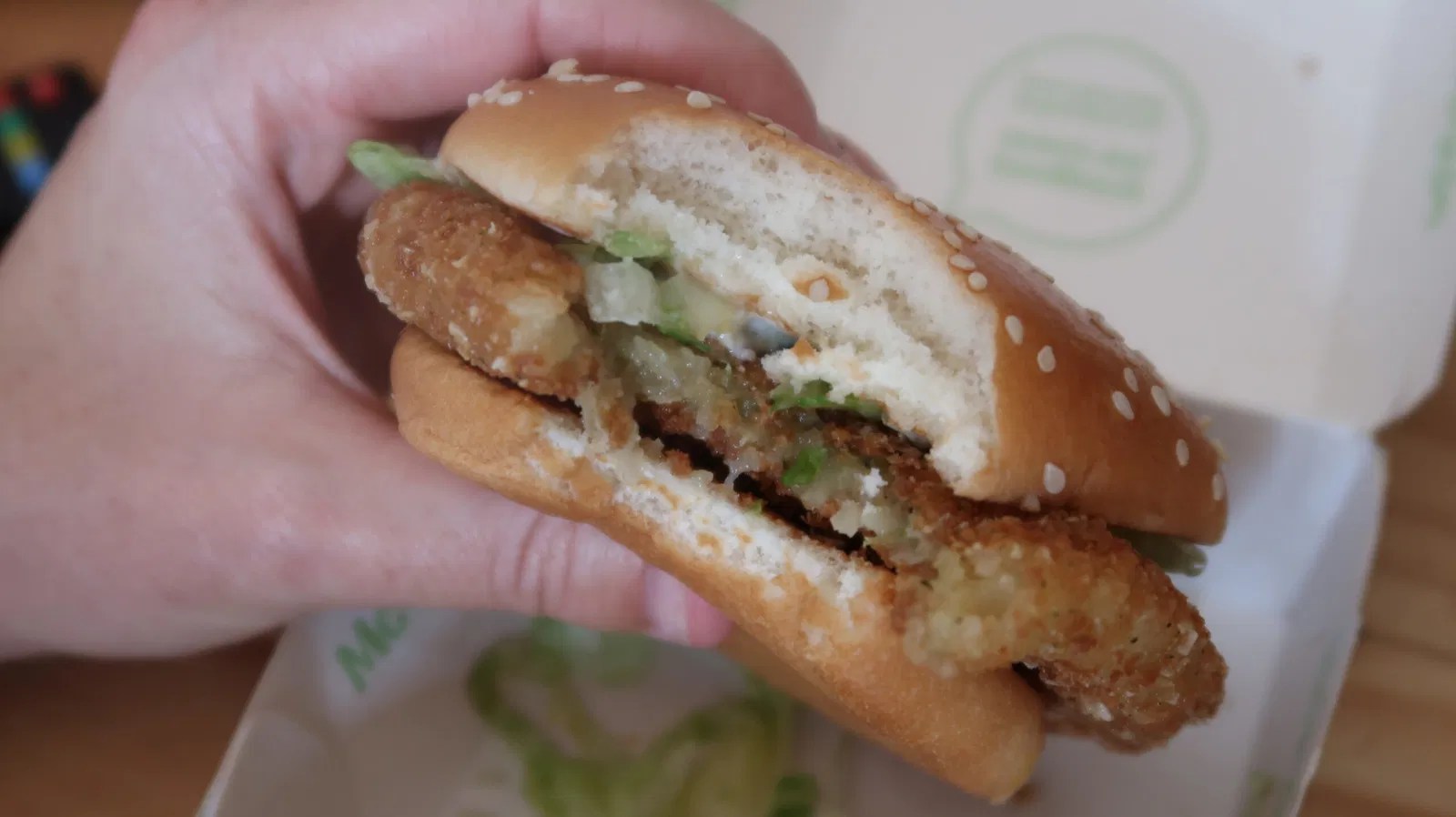 McDonald's McVeggie Burger Taste Test A Vegetarian & A Meateater