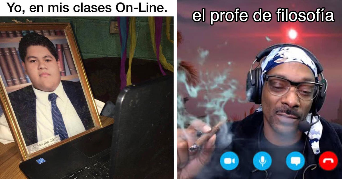 11 memes de tomar clases en línea que puedes disfrutar desde casa
