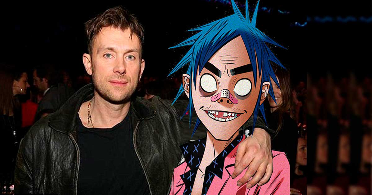 Captan a Damon Albarn de parranda con el vocalista de Gorillaz