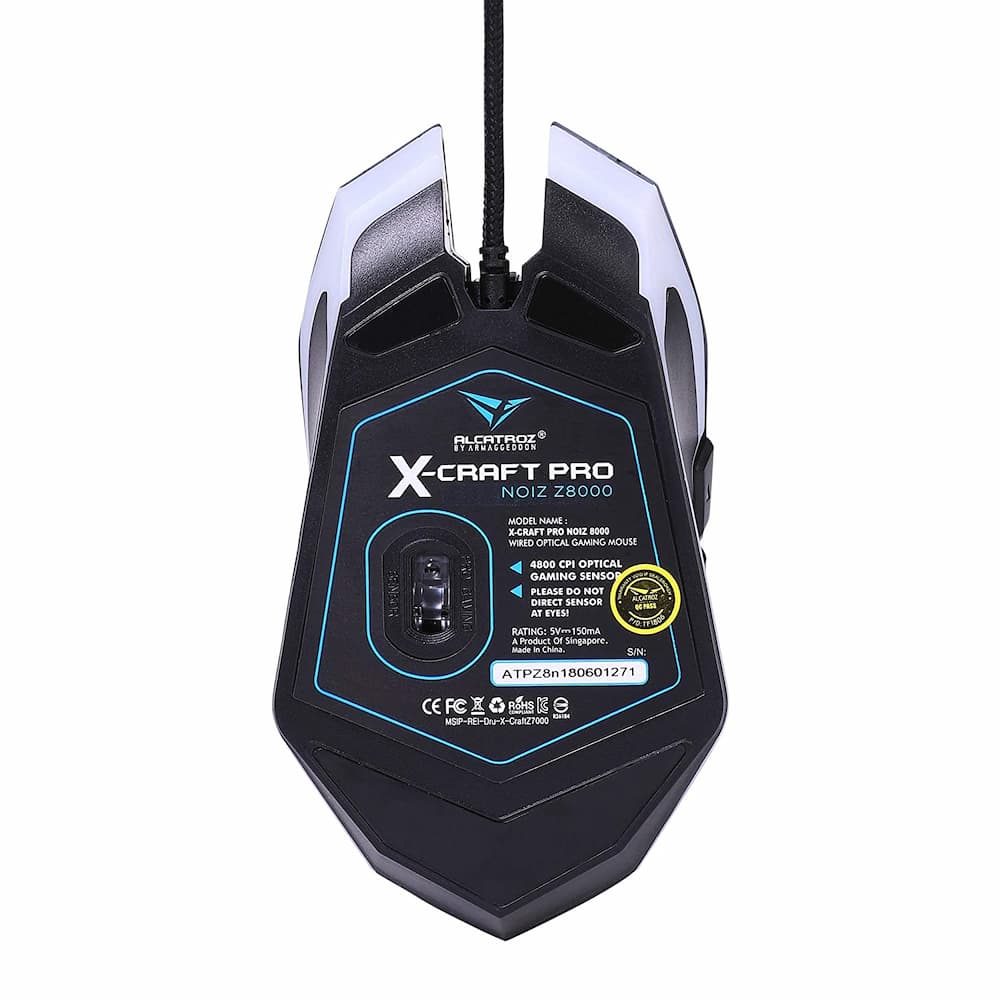 Alcatroz XCraft Pro Noiz Z8000 USB Gaming Mouse Online at Best Price