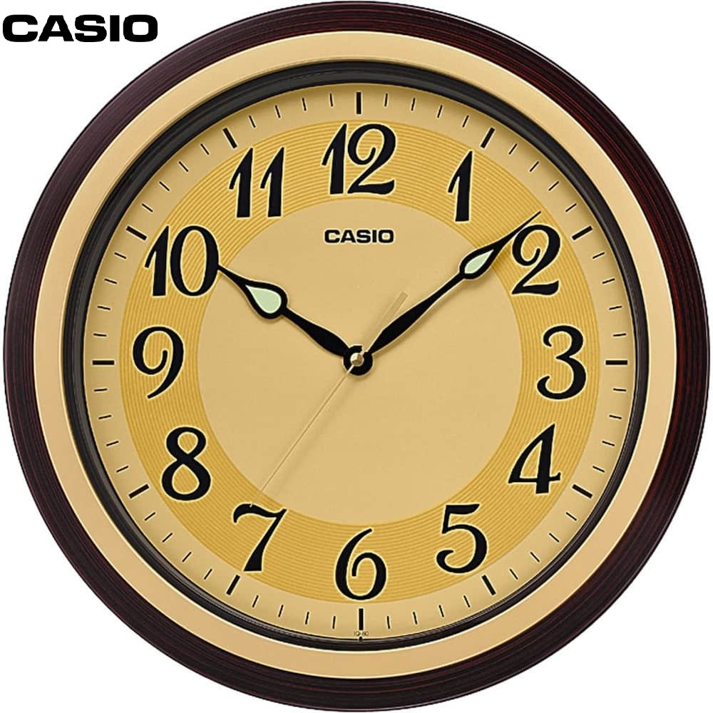 CASIO IQ80 Analog Large Easy Reader Neobrite Wall Clock Online at