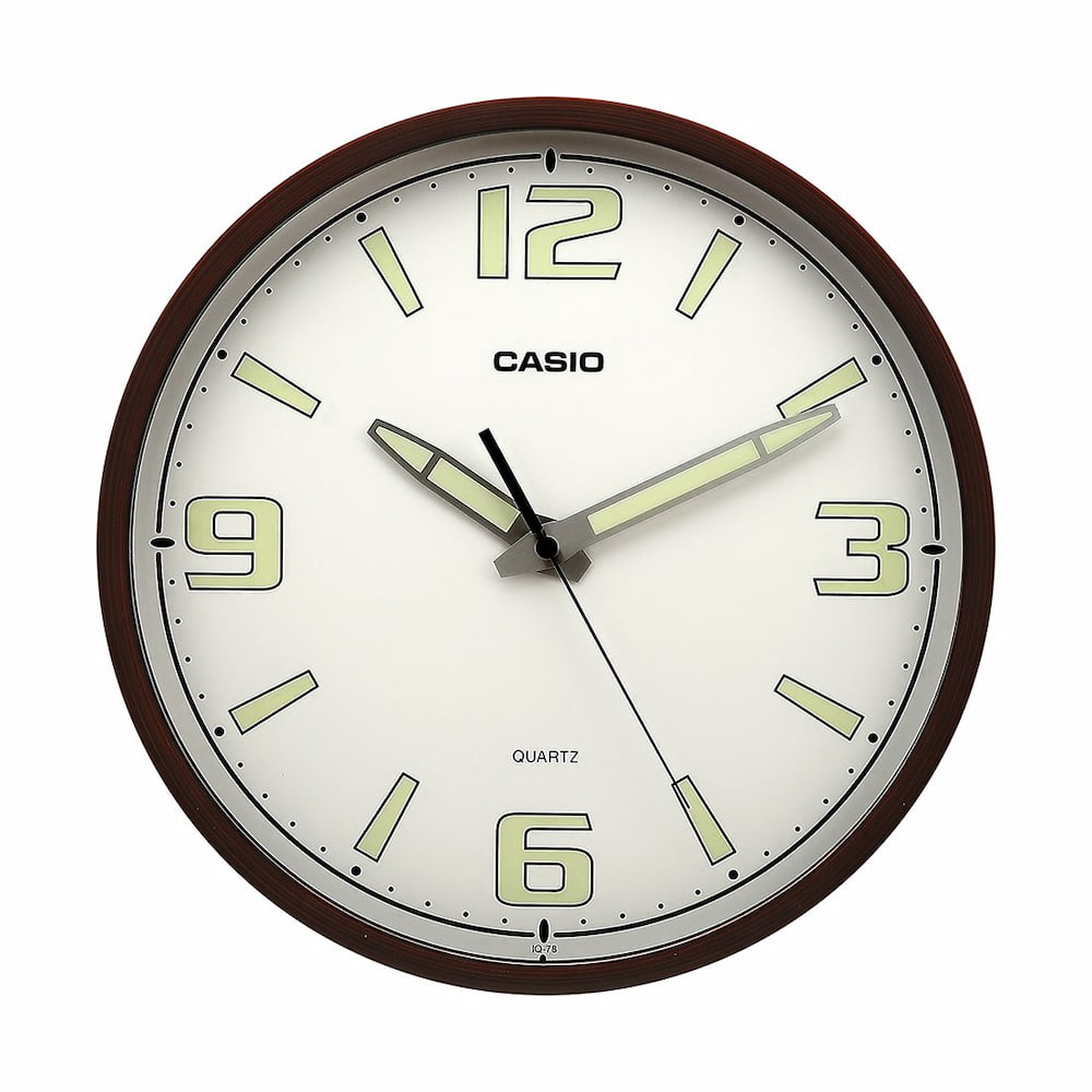 Casio IQ78 Round Resin Wall Clock Online at Best Price in Singapore