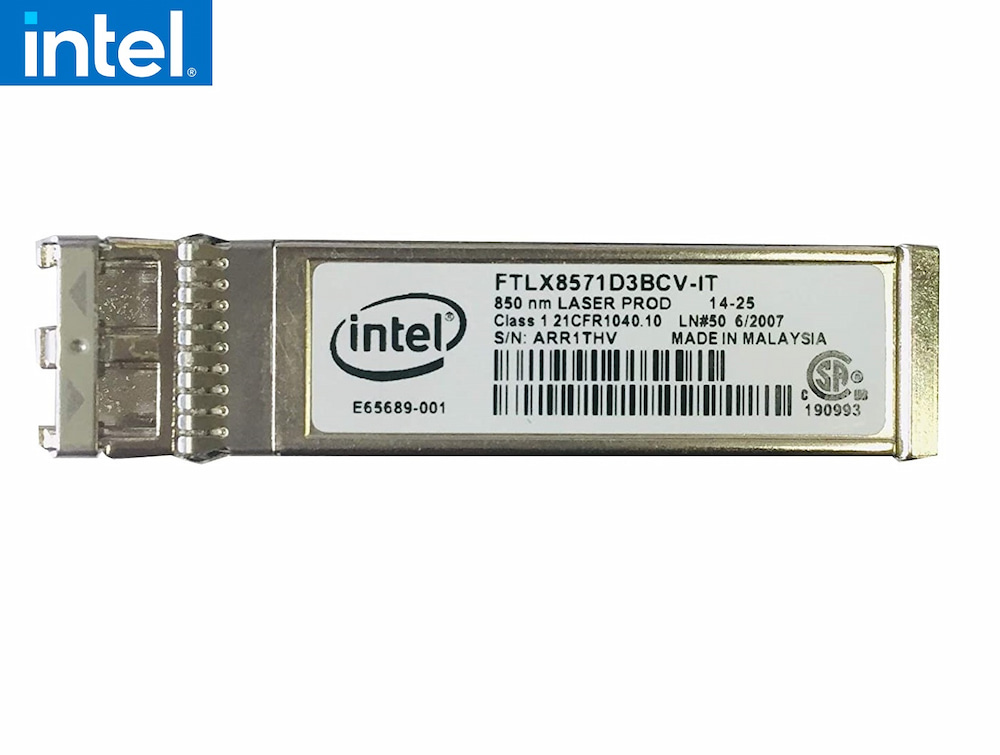 Intel SFP+ SR Optics Transceiver Module E10GSFPSR Online at