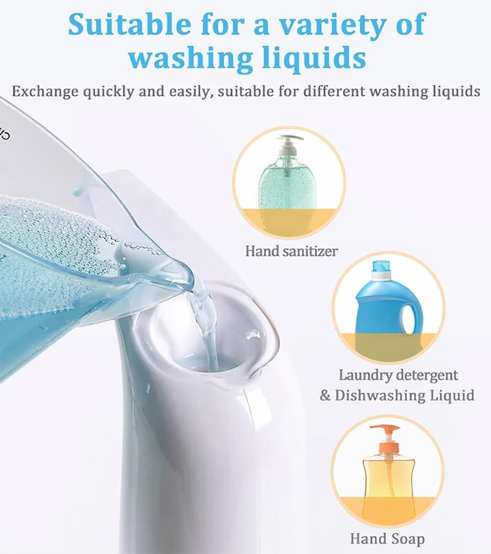 JETWELL JW1805B Automatic Sensor Hand Soap Dispenser TouchLess