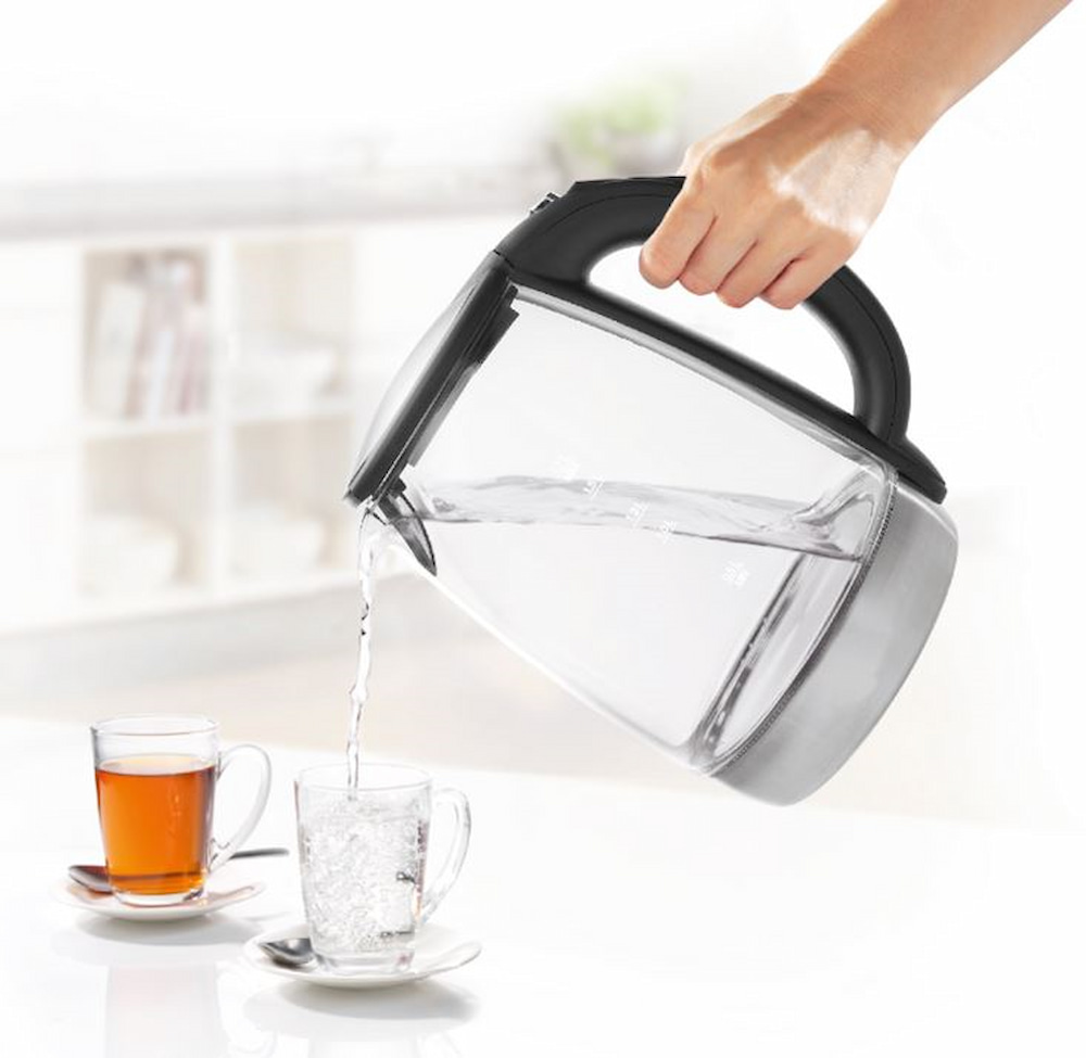 Morries 1.7L Borosilicate Glass Kettle (5 LED Colour) MS3030GKKW