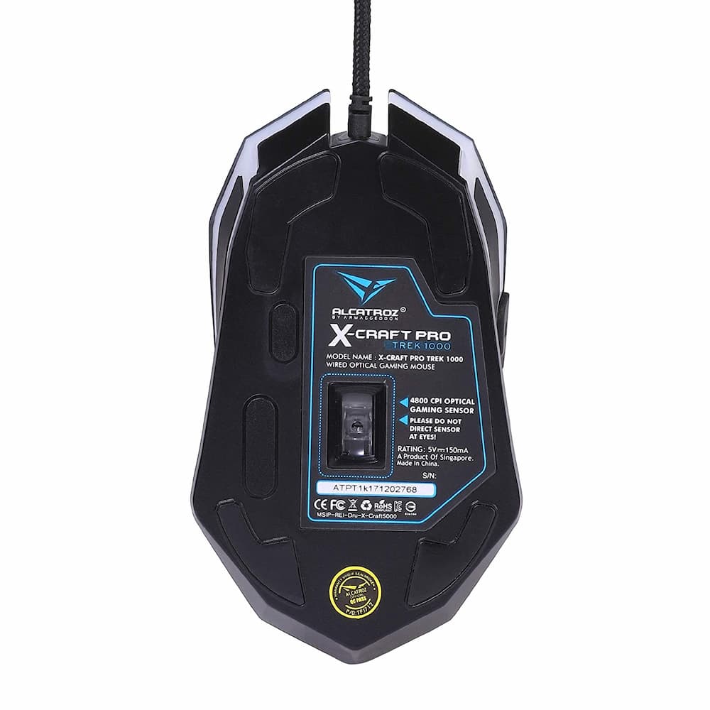 Alcatroz XCraft Pro Trek 1000 USB Gaming Mouse Online at Best Price