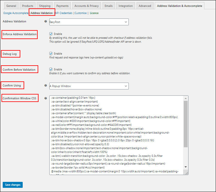How to set up ELEX Address Validation & Address