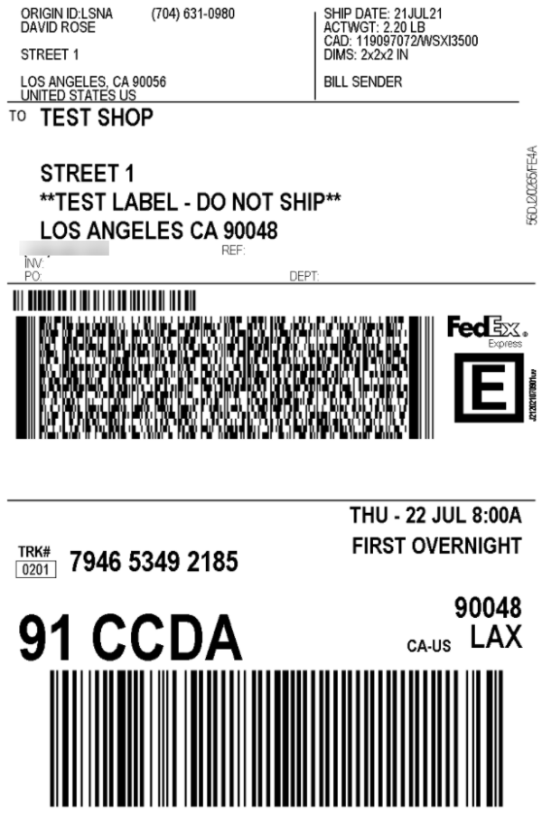 How to Print FedEx Shipping Label from your Store using(04)
