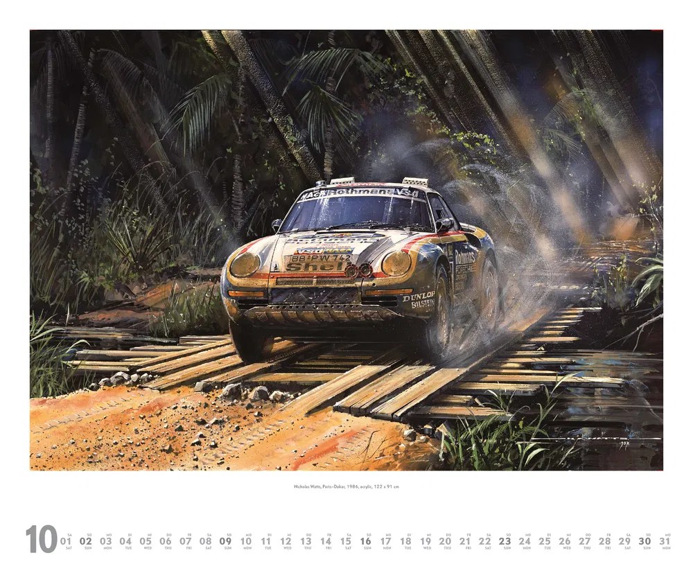 Calendar Porsche Art 2022 - Elferspot Shop - Order Now!