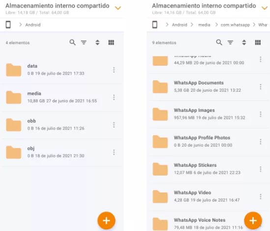 ¿Dónde se guardan las notas de voz en Android?